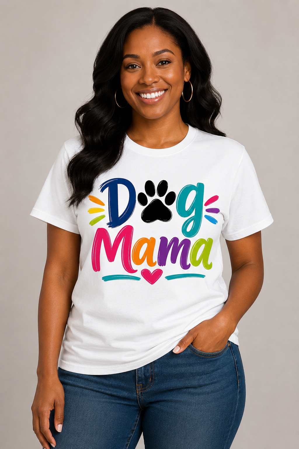 Dog Mama - Vibrant Colors