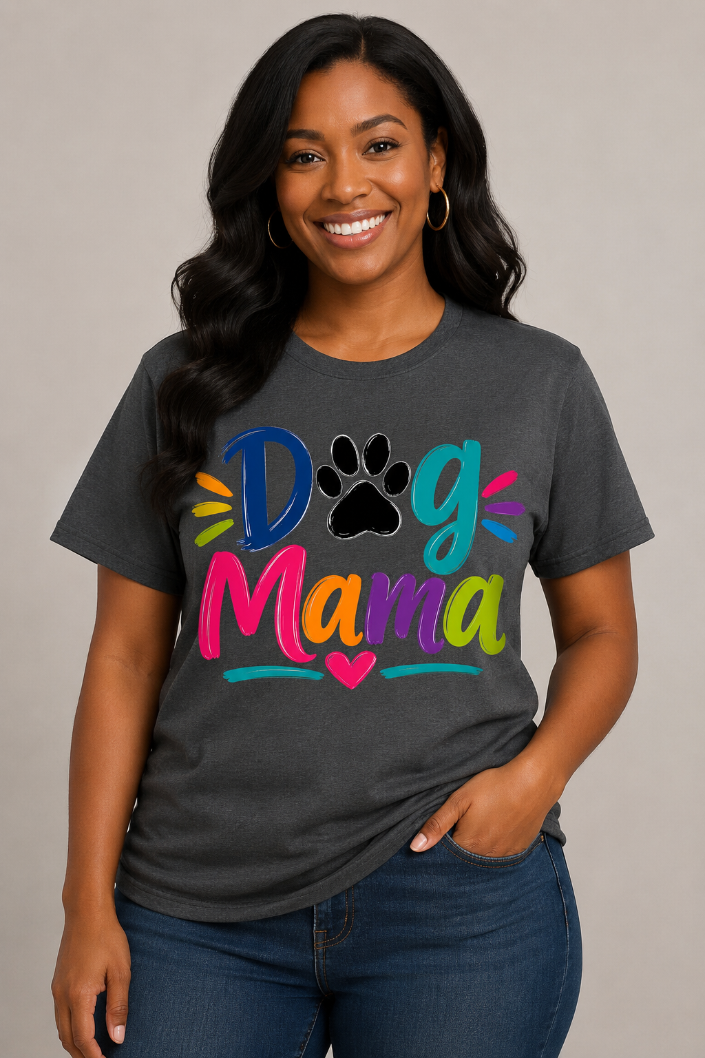Dog Mama - Vibrant Colors