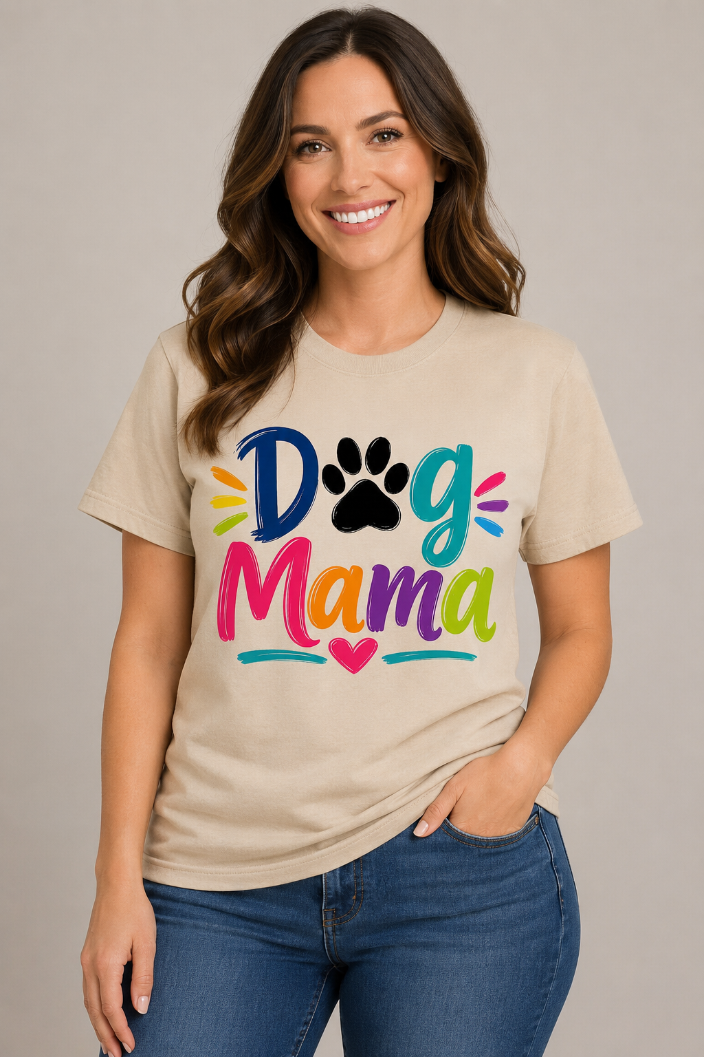 Dog Mama - Vibrant Colors