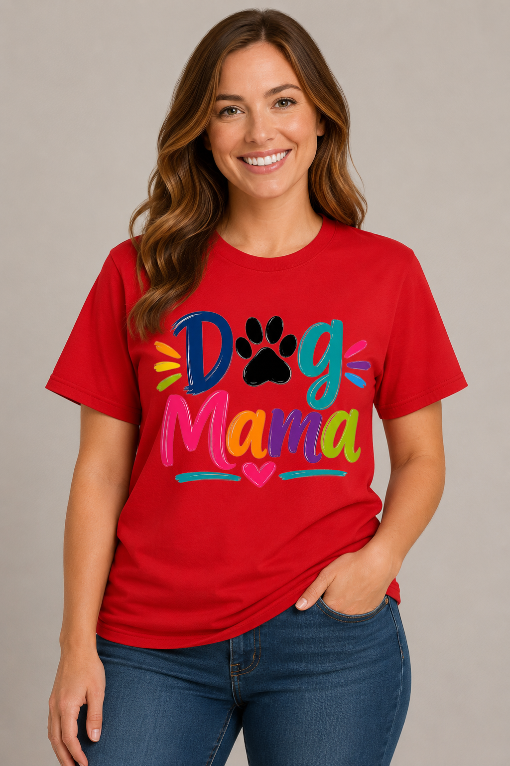 Dog Mama - Vibrant Colors